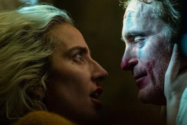<p>Lady Gaga and Joaquin Phoenix in ‘Joker: Folie à Deux’ </p>