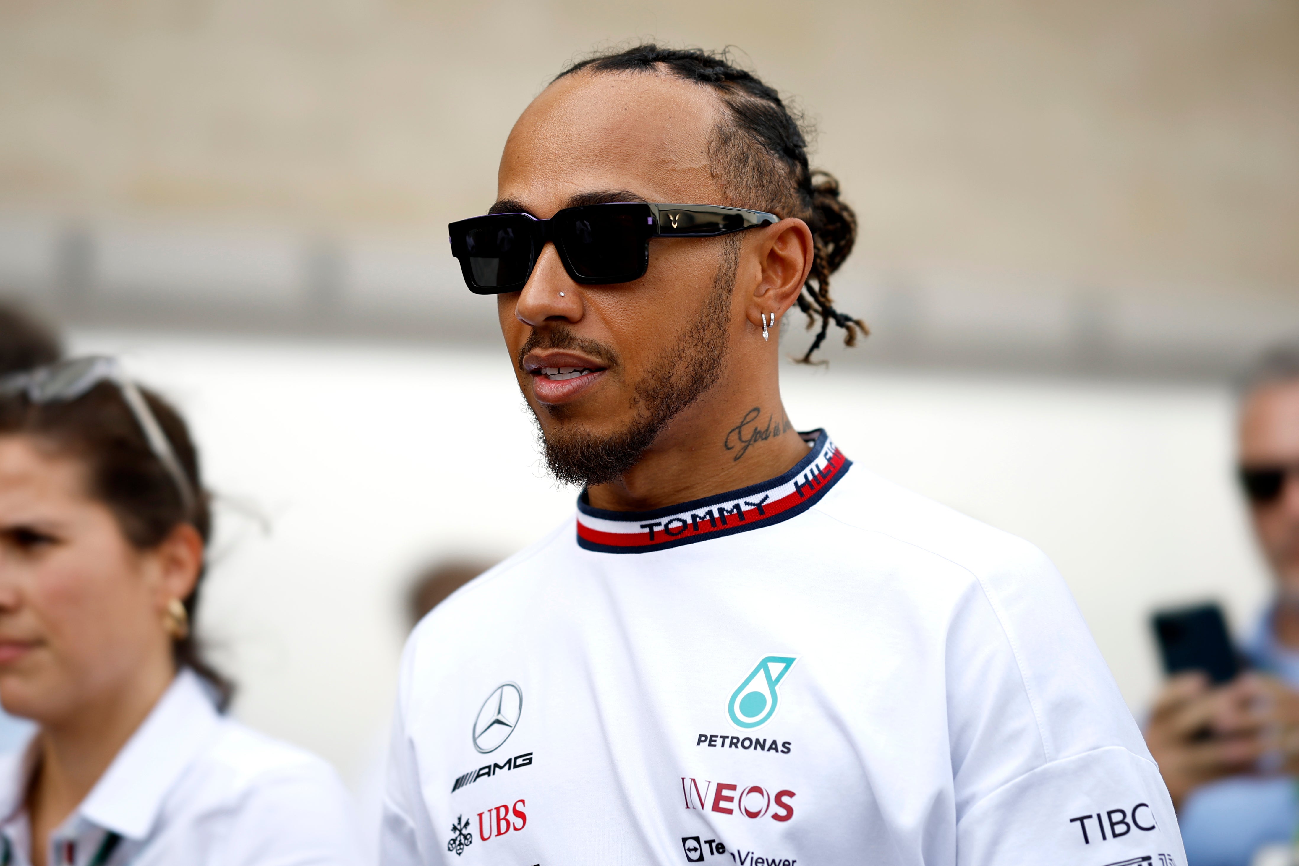 Which sunglasses does Lewis Hamilton wear? Mercedes driver's F1 outfit  explored