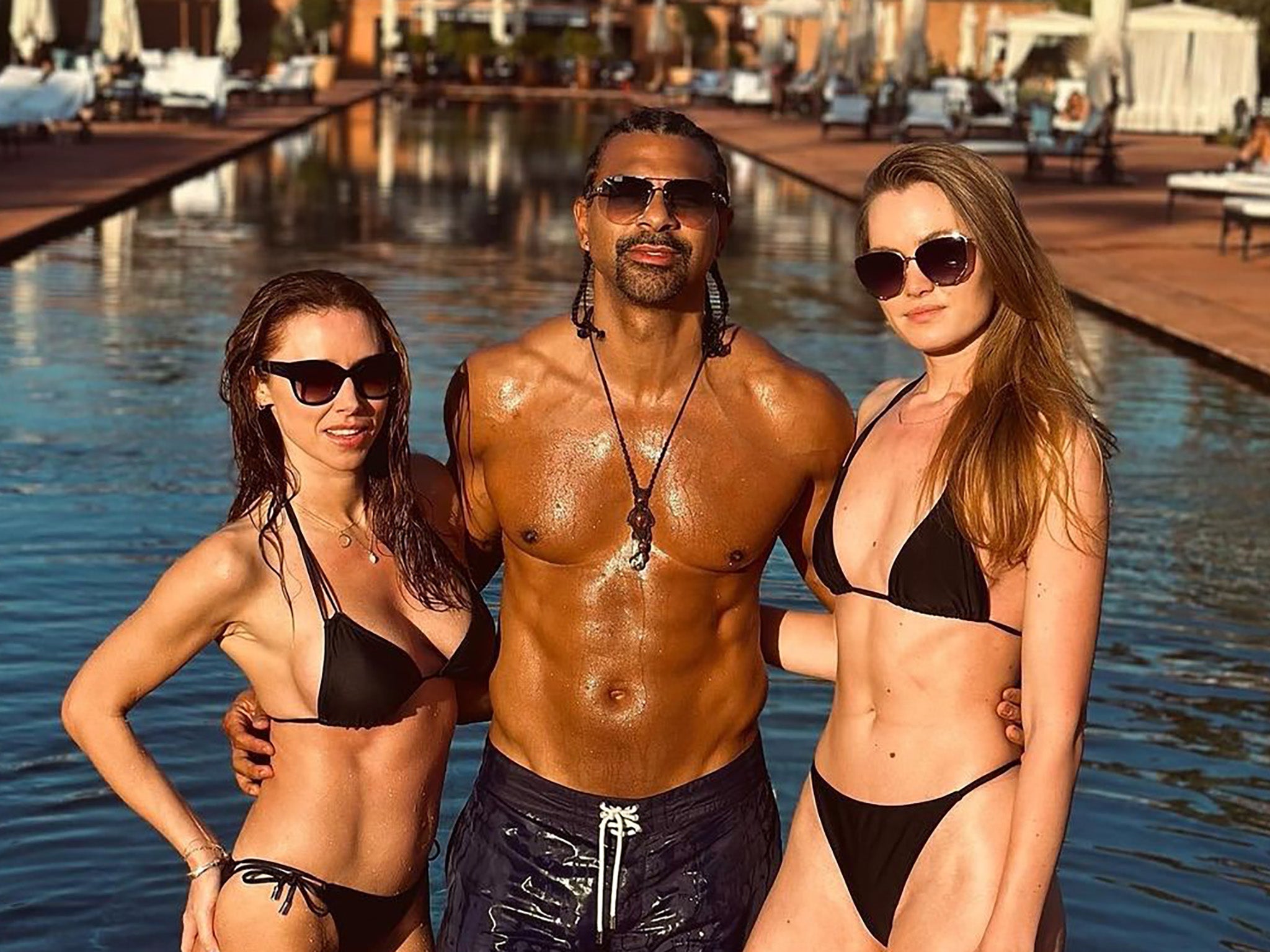 David Haye, Una Healy and Sian Osborne Can throuples or triad relationships really work? The Independent pic