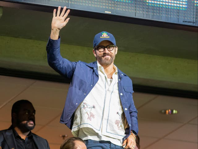 <p>Ryan Reynolds is the co-owner of National League football side Wrexham </p>
