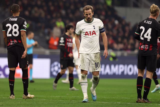 Harry Kane understands why Antonio Conte questioned Tottenham’s mentality (Fabrizio Carabelli/PA)