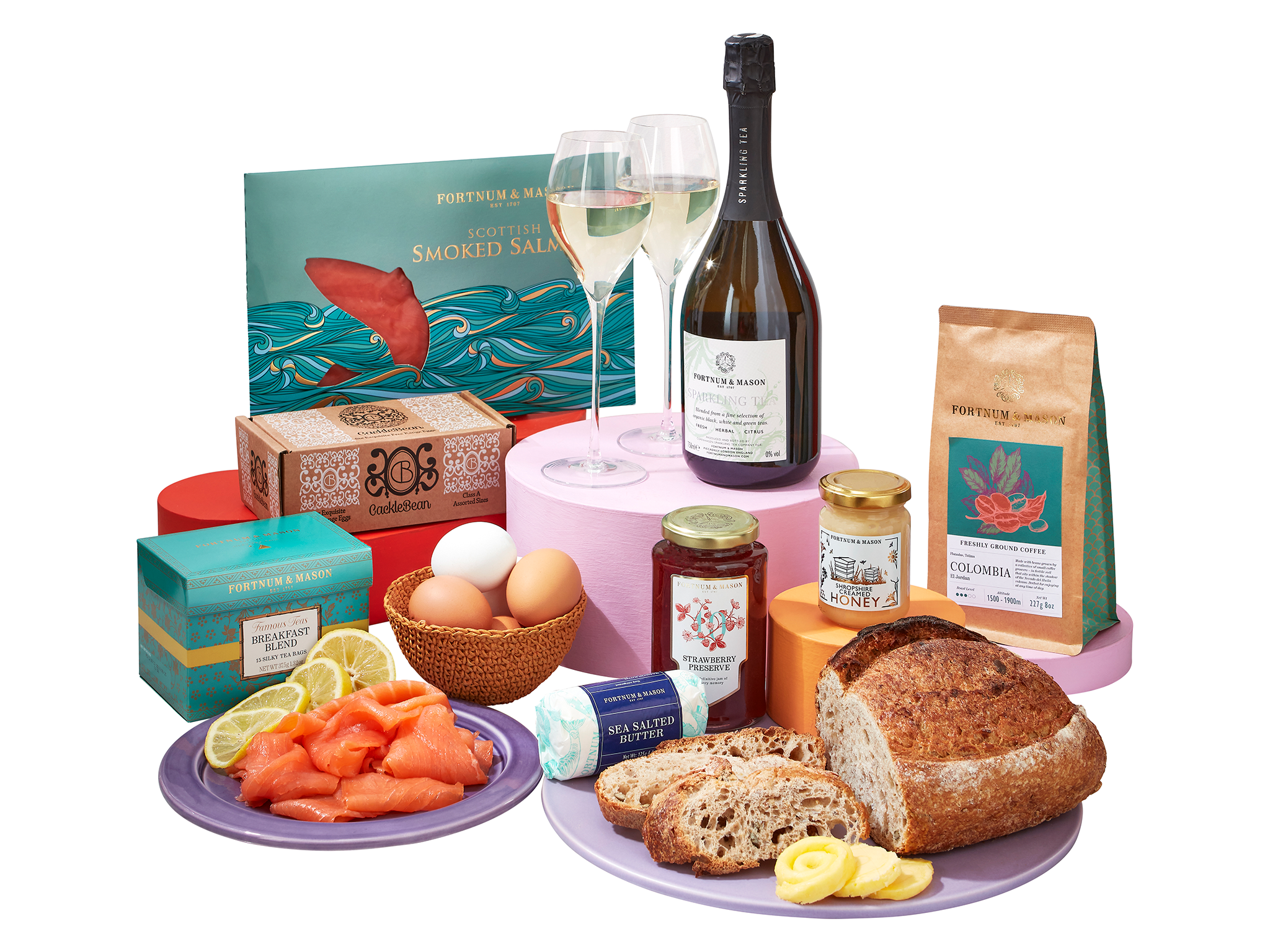 Fortnum & Mason the sparkling tea breakfast box