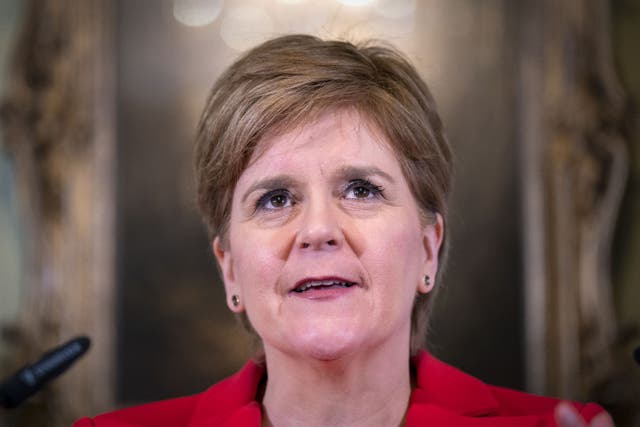 First Minister Nicola Sturgeon announced her resignation on Wednesday (Jane Barlow/PA)