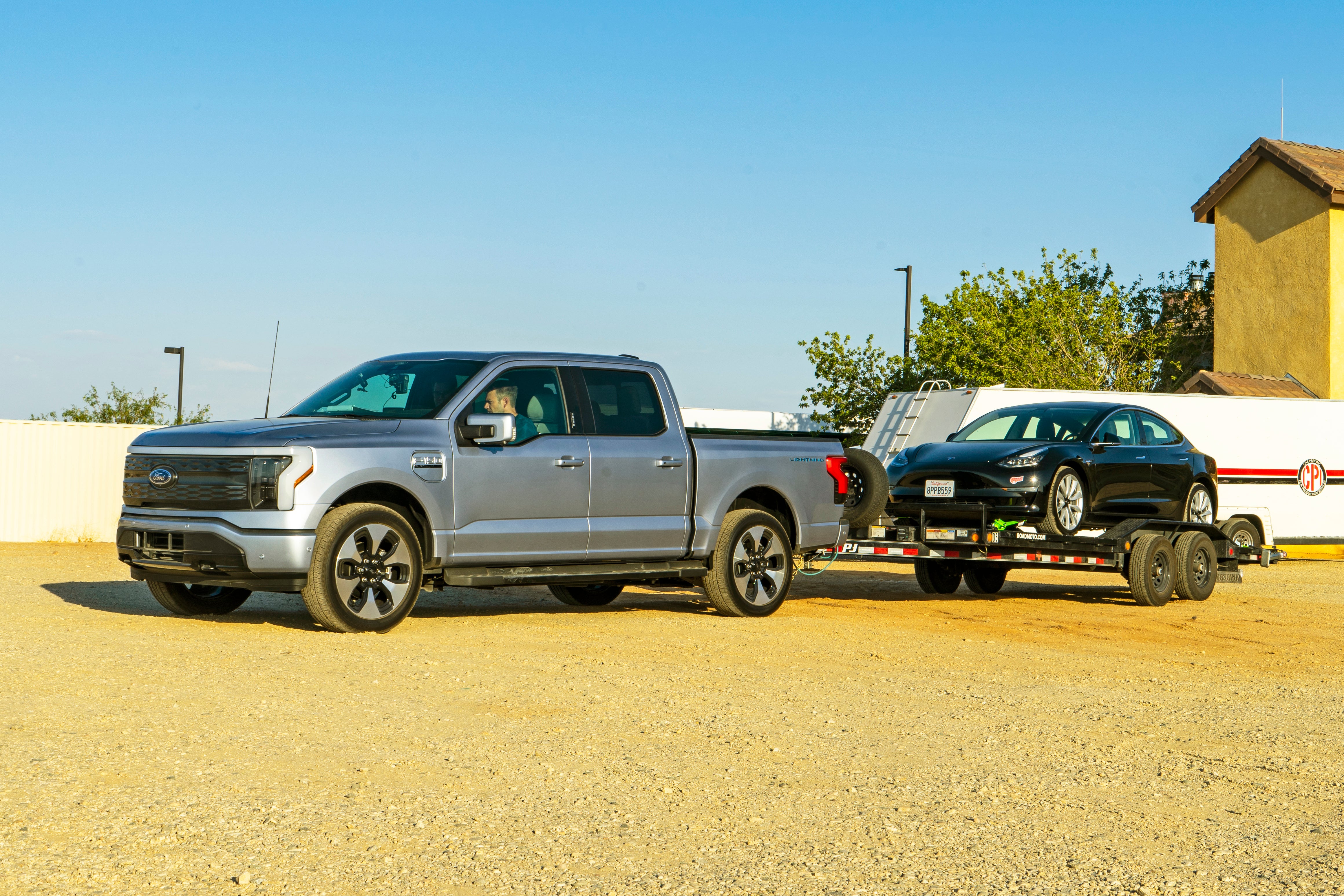 Behind The Wheel Towing with an EV Pickup