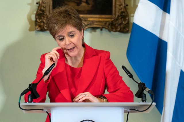 <p>Ms Sturgeon, Scotland’s first minister, announced she was resigning in a quickly-arranged news conference in Edinburgh on Wednesday after more than eight years in the position</p>