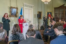 Sturgeon stunned packed room with surprise resignation speech