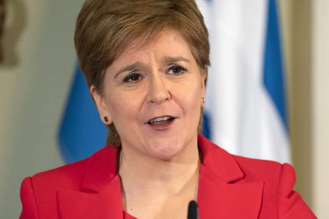The First Minister reflected on the ‘brutality’ of life in politics (Jane Barlow/PA)