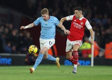 Man City vs Arsenal TV channel? Kick off-time and how to watch Premier League title showdown