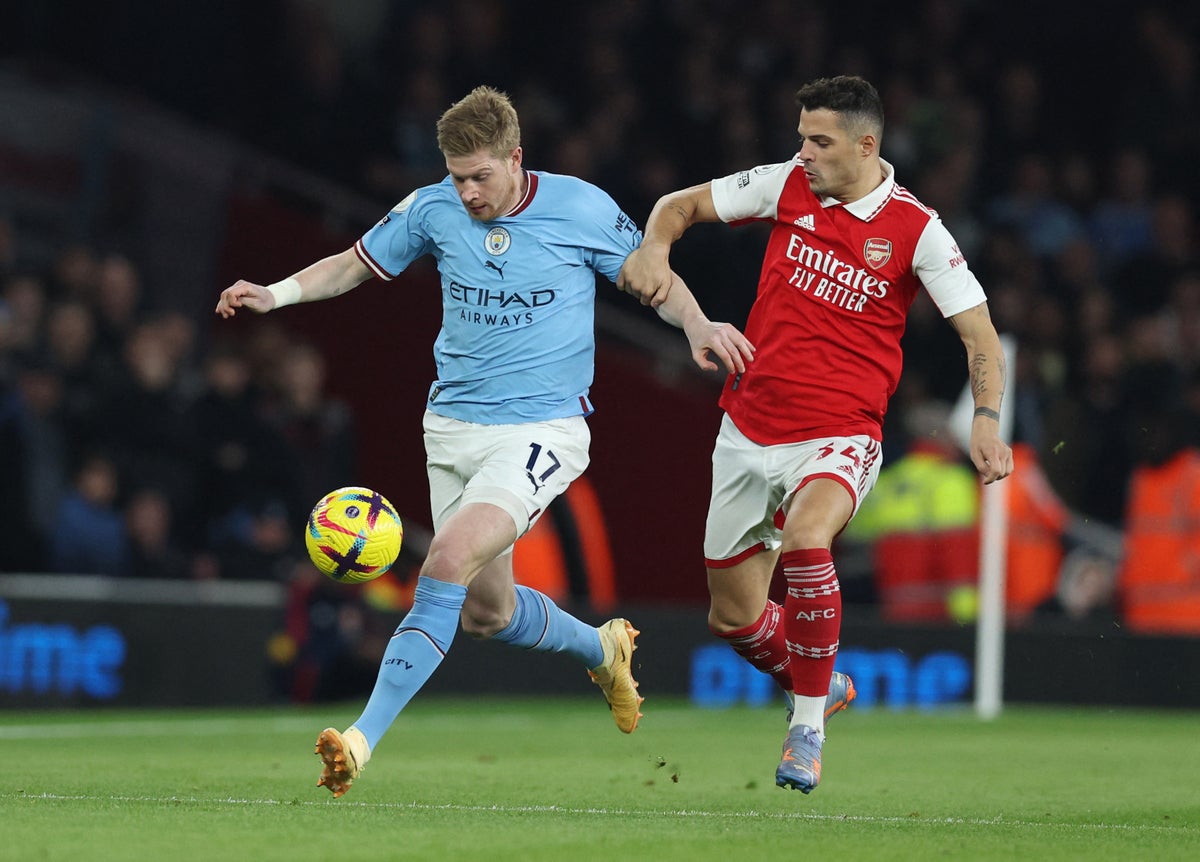 How to watch Man City vs Arsenal: TV channel and kick-off time for Premier League title showdown