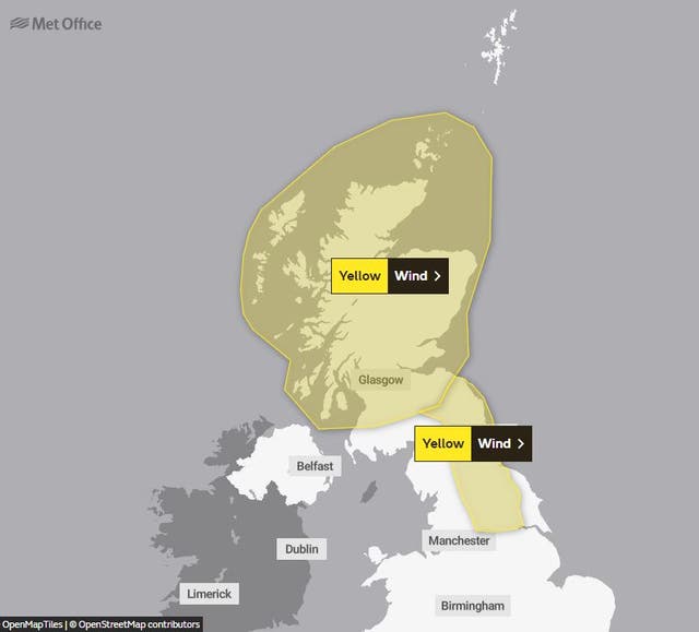 Storm Otto to batter UK with 75mph winds as Met Office issues yellow ...
