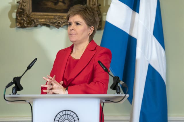 Nicola Sturgeon announced her resignation as First Minister on Wednesday (Jane Barlow/PA)