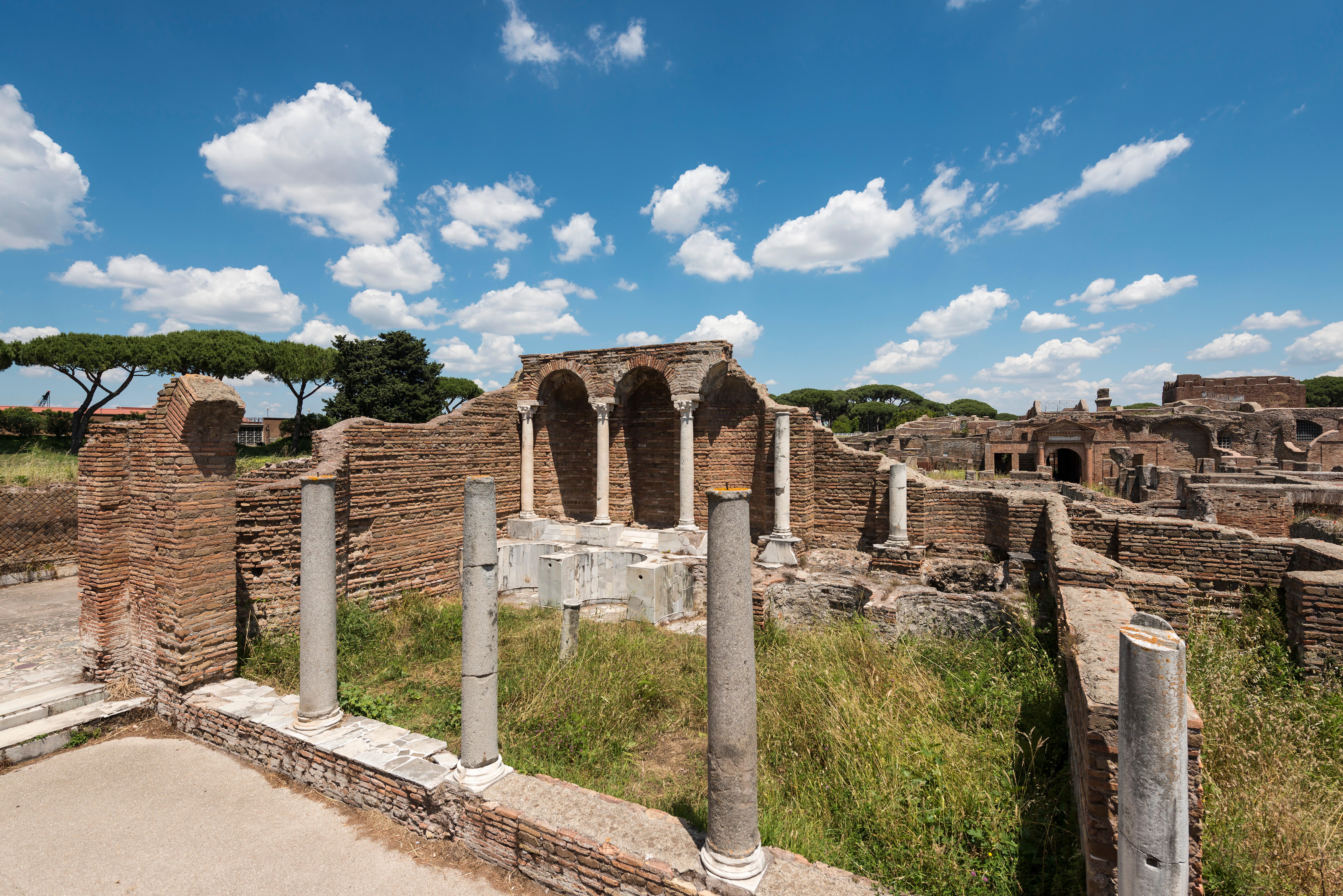 In Rome, Ostia Antica is an amazing ruined city, close to the coast and the main airport.