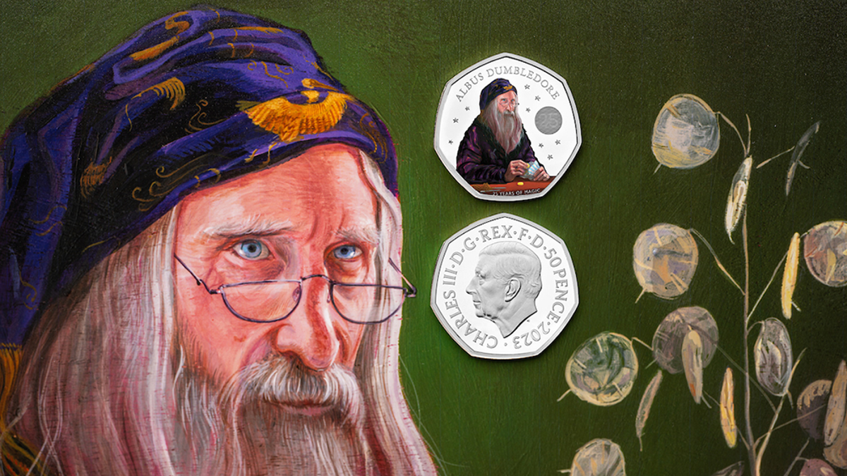 Dumbledore coin launched to celebrate 25 years of Harry Potter and the Philosopher’s Stone