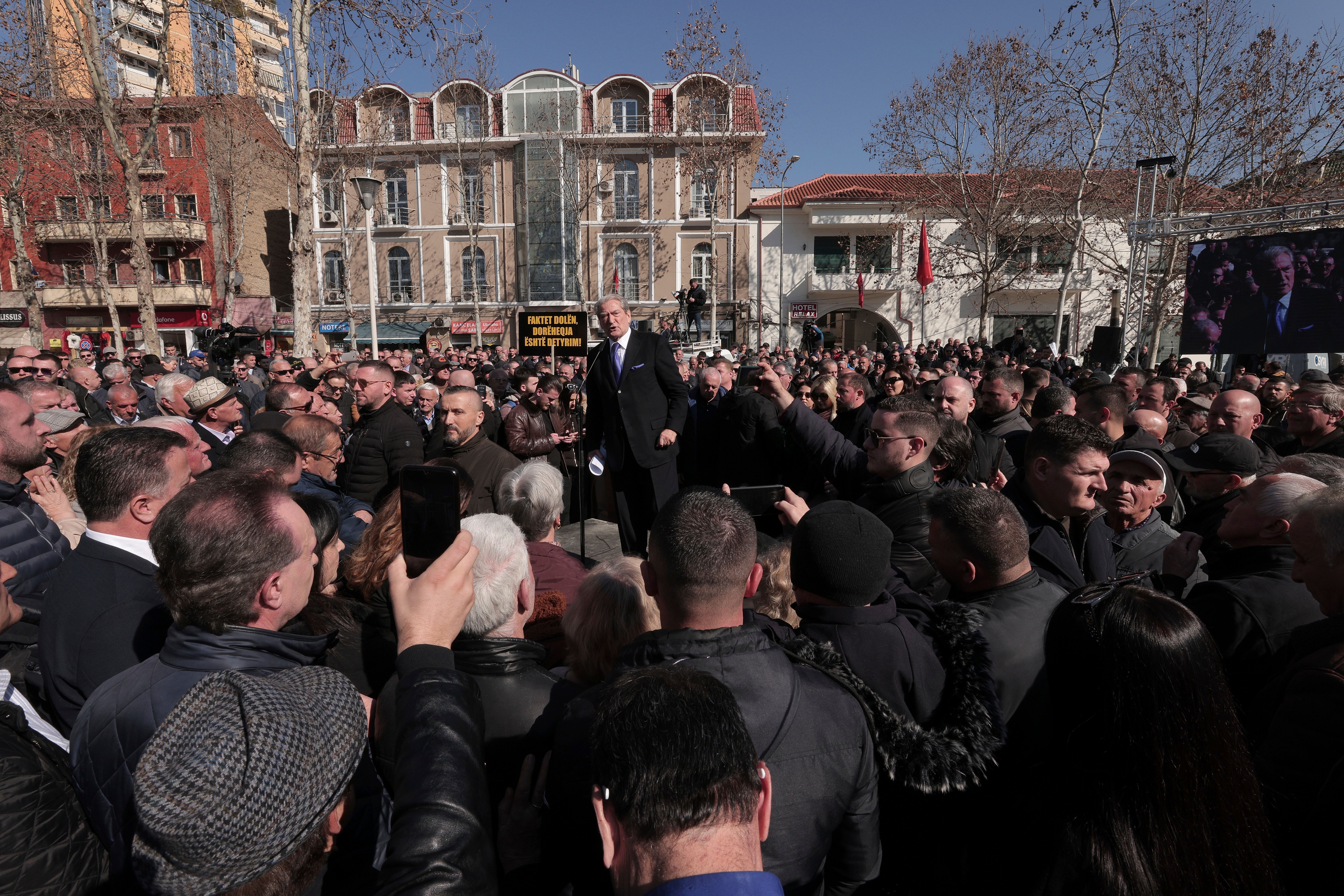 Albania Opposition Protest