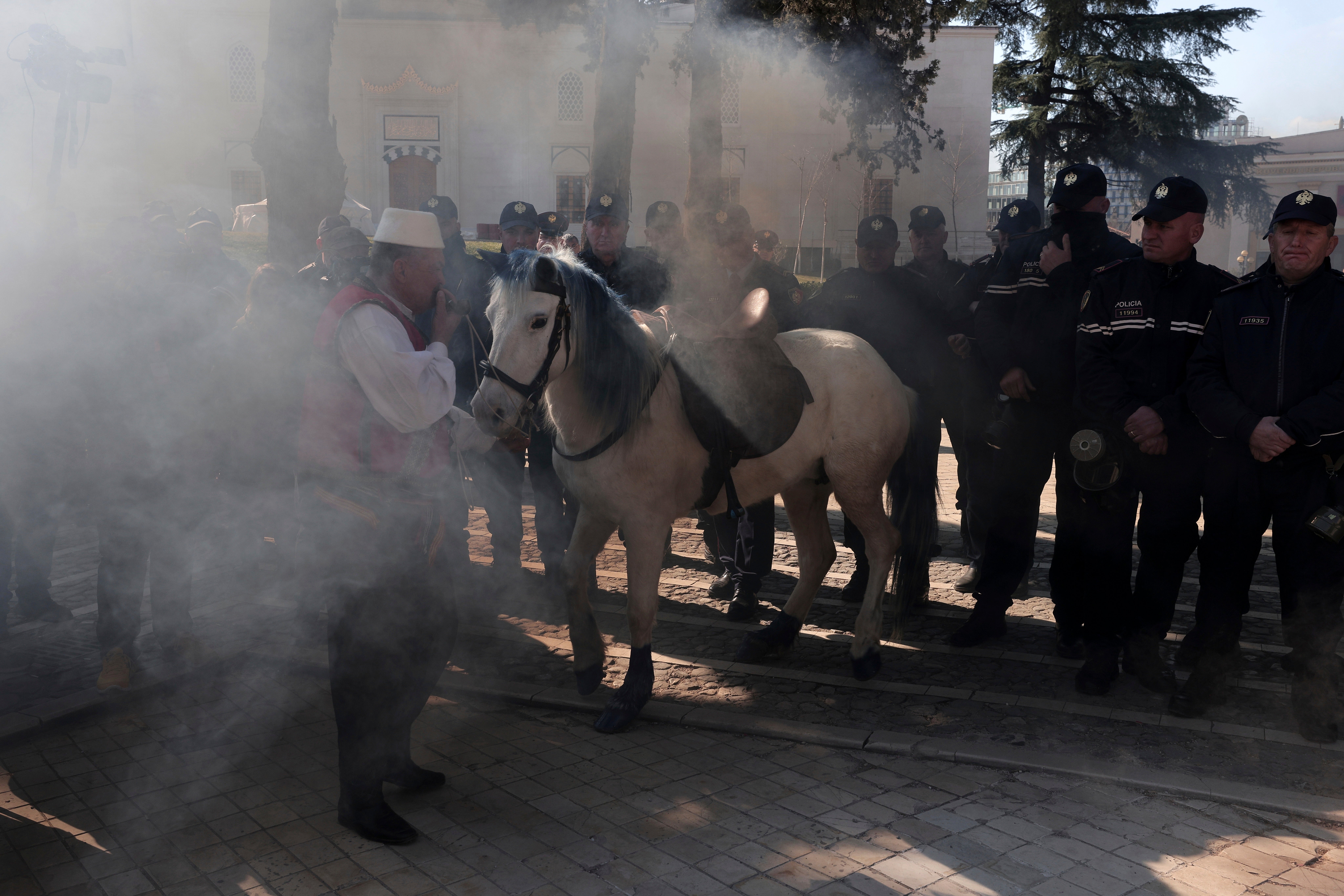 Albania Opposition Protest