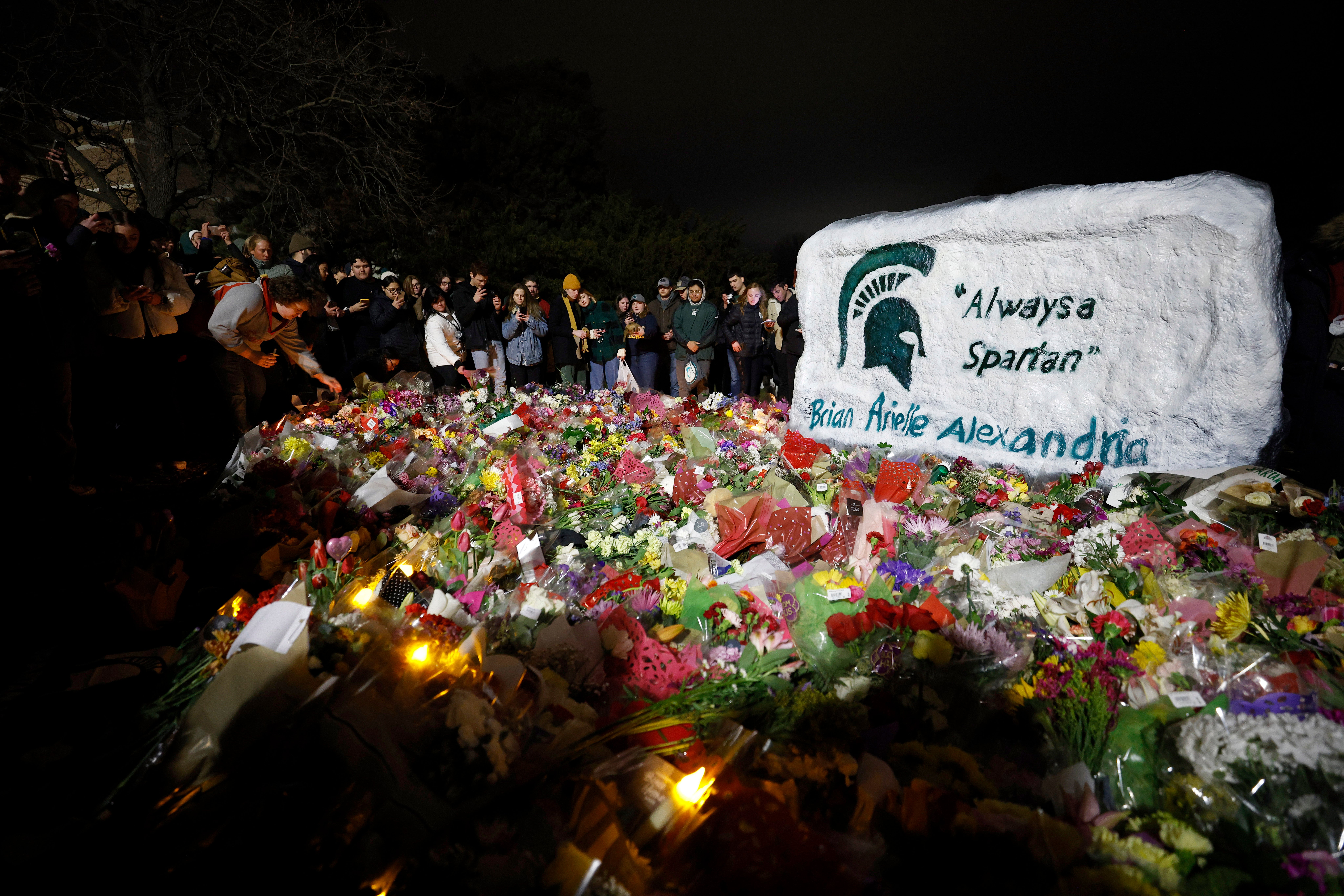 APTOPIX Michigan State Shooting