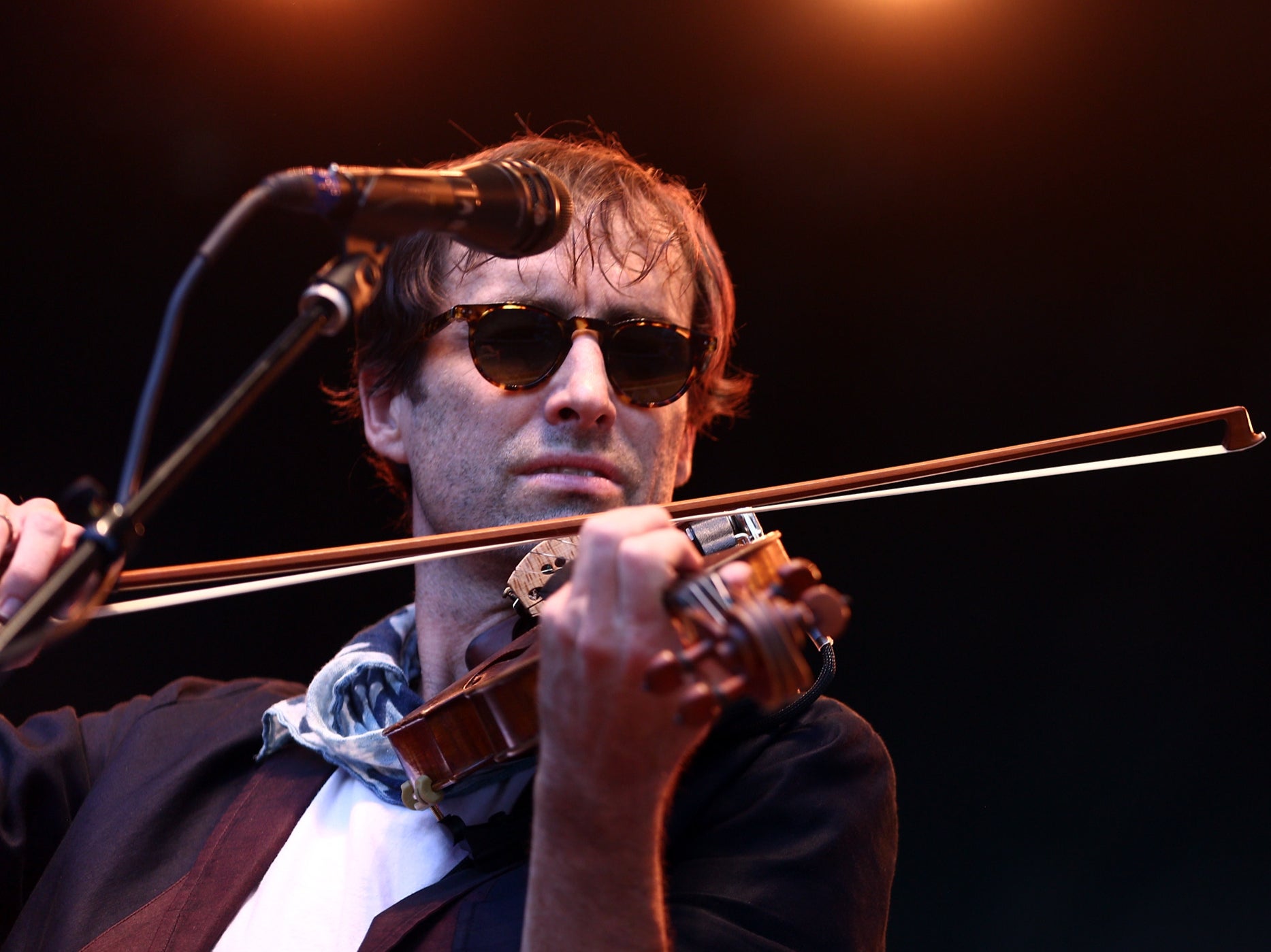 Andrew Bird performing at Arroyo Seco Weekend in 2017