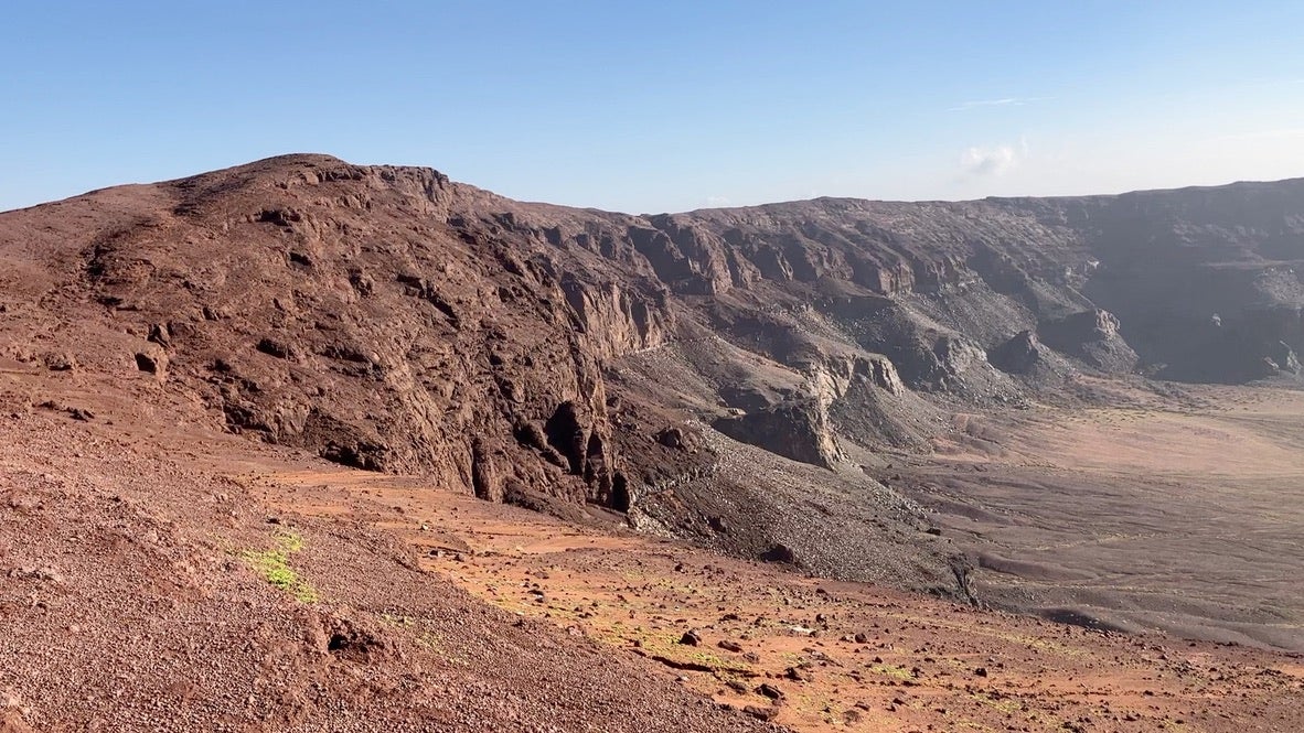 Harrat al Hutaymah, an extinct volcanic crater accessible by 4WD a couple of hours from Ha’il