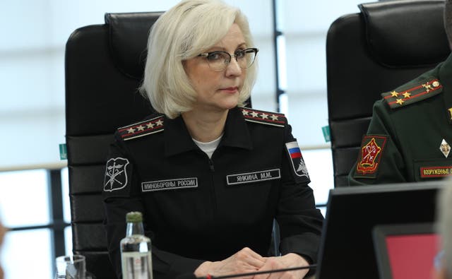 <p>Marina Yankina was finance director of Russia’s Western Military District</p>
