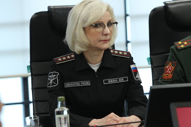 <p>Marina Yankina was finance director of Russia’s Western Military District</p>