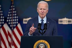 Biden jokes with reporters after China balloon statement: ‘Give me a break, man’