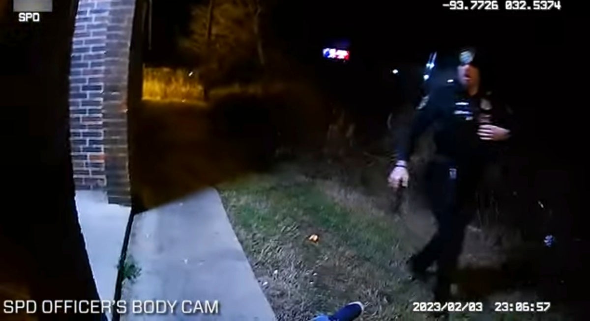 Bodycam video shows Louisiana police officer begging Black man not to die after fatal shooting