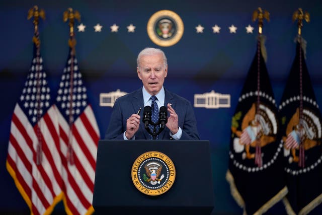 <p>Biden addresses the Chinese spy balloon and three other ‘objects’ shot down in recent weeks </p>