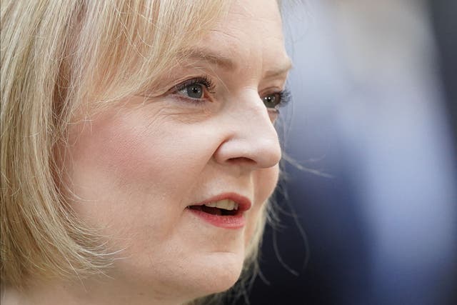 Liz Truss is due to address a conference in Japan on Friday which has been organised by the Inter-Parliamentary Alliance on China (James Manning/PA)
