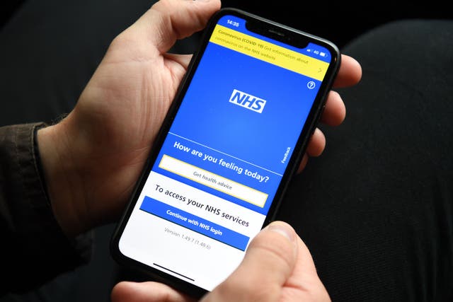 The Government’s work required improvement in the rollout of the NHS App, the panel said (Kirsty O’Connor/PA)