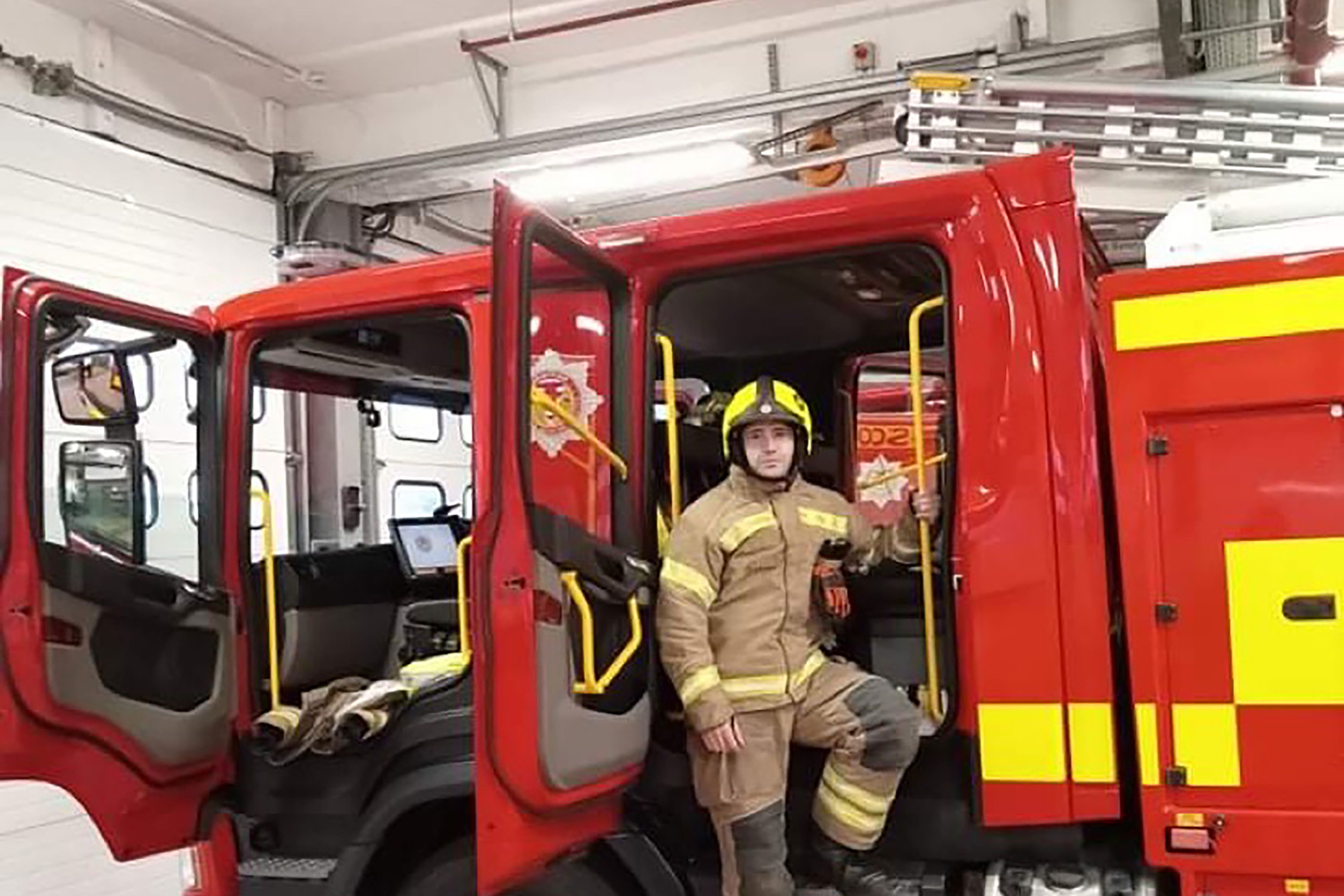 The funeral of firefighter Barry Martin will take place at St Giles’ Cathedral in Edinburgh on Friday (SFRS/PA)