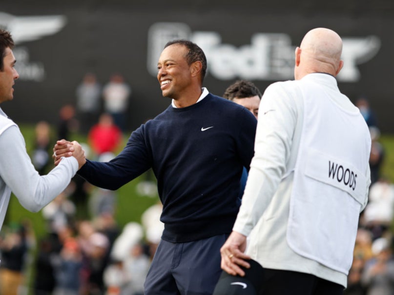 Woods was playing his first round since The Open