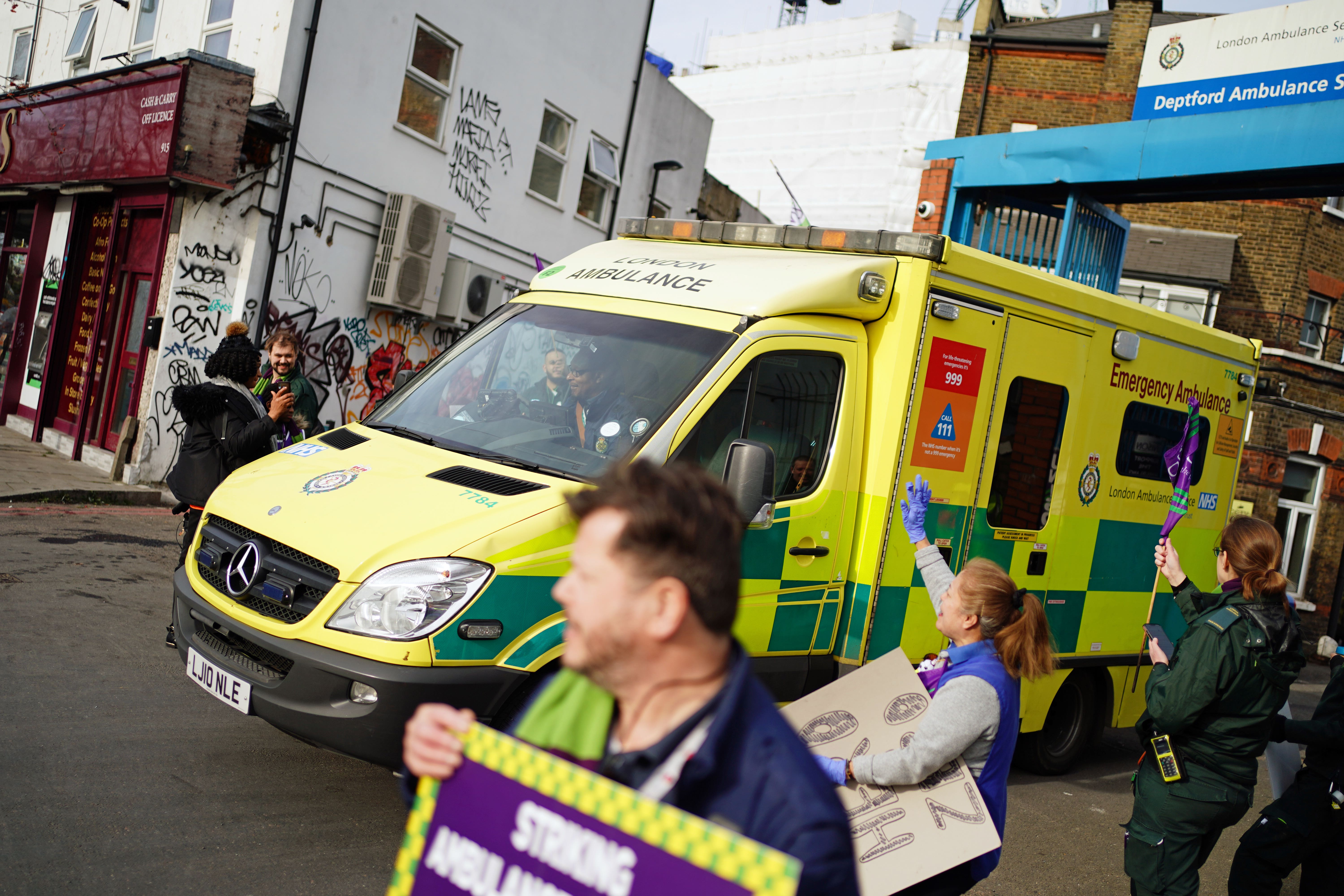 More ambulance workers are set to join the dispute after strike ballot results were returned