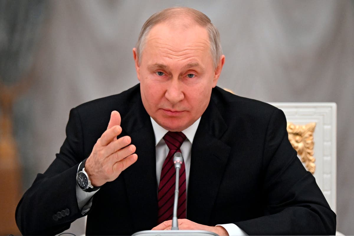 What time is Vladimir Putin’s speech today?