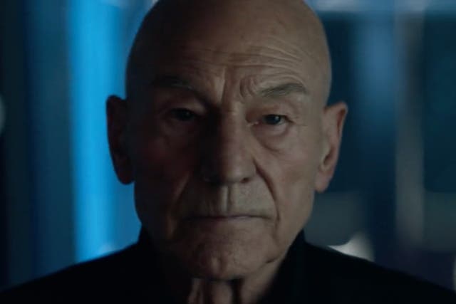 <p>Patrick Stewart as ‘Star Trek’ character Jean-Luc Picard </p>