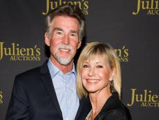 Olivia Newton-John’s husband John Easterling says he still speaks to late Grease star ‘out loud’