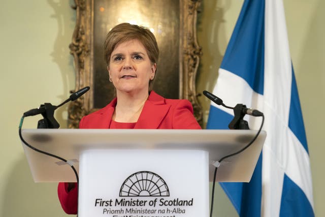 Nicola Sturgeon is to leave her role as First Minister (Jane Barlow/PA)