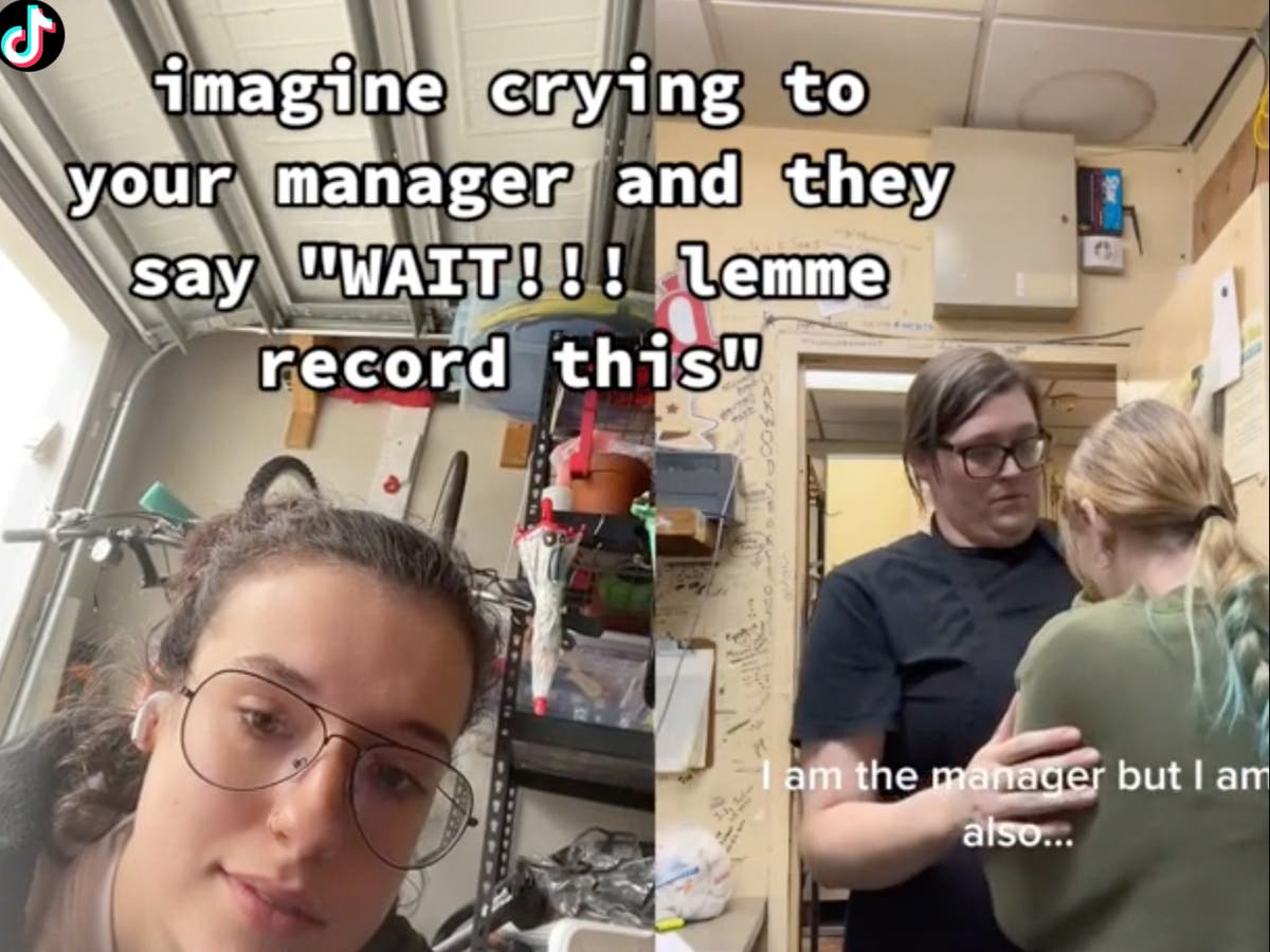 Manager sparks criticism after filming herself comforting crying employee
