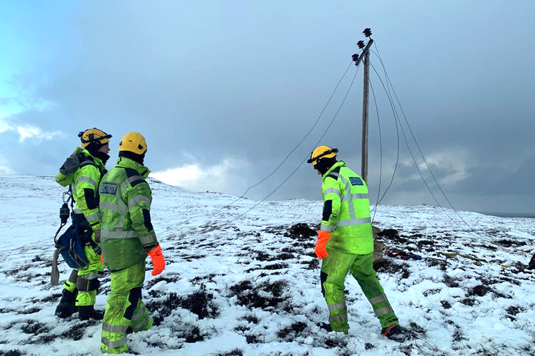 Electricity supplies have been successfully restored to over 35,000 properties in Scotland, with around 7,600 properties currently off supply (SSEN)