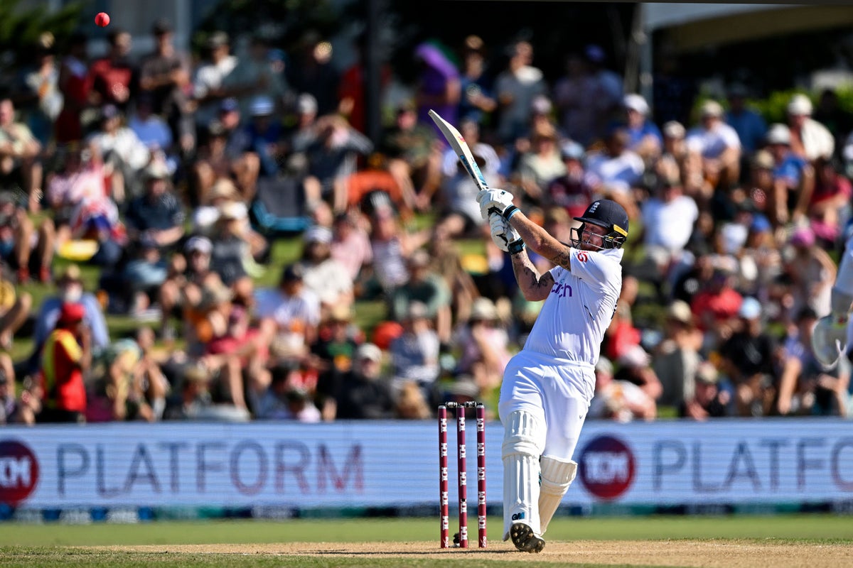 New Zealand left to chase down England’s 394 after Ben Stokes claims six record
