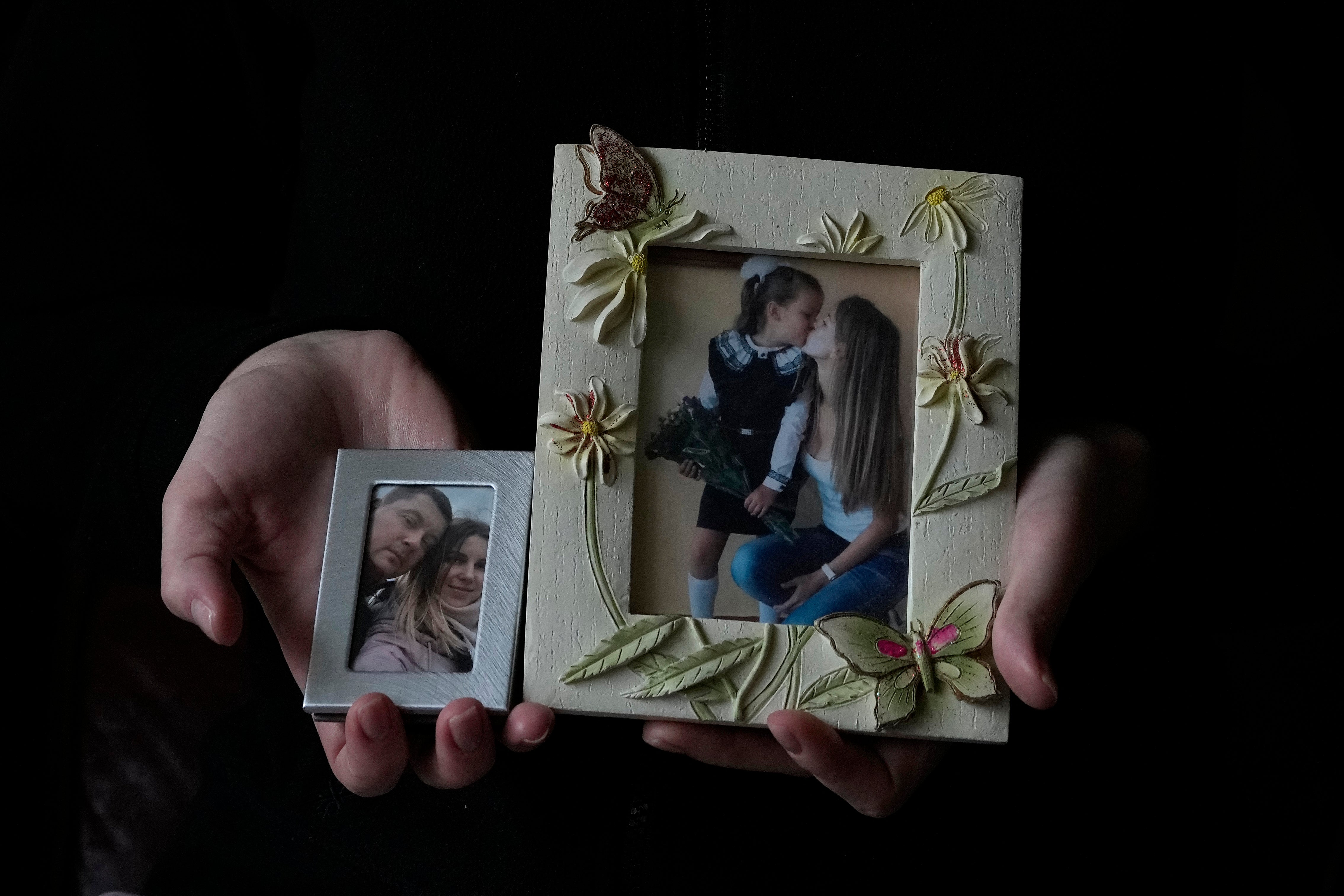 Britain Ukraine Grieving Mother