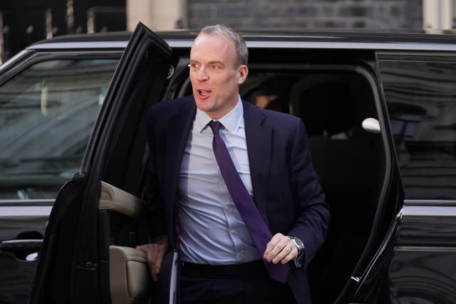 Justice Secretary Dominic Raab has been accused of bullying (Stefan Rousseau/PA)