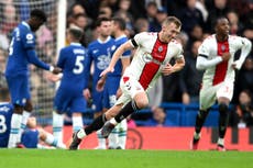 Bottom club Southampton shock Chelsea as Graham Potter’s poor run goes on