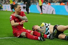 Liverpool sweat over Darwin Nunez injury as Real Madrid loom