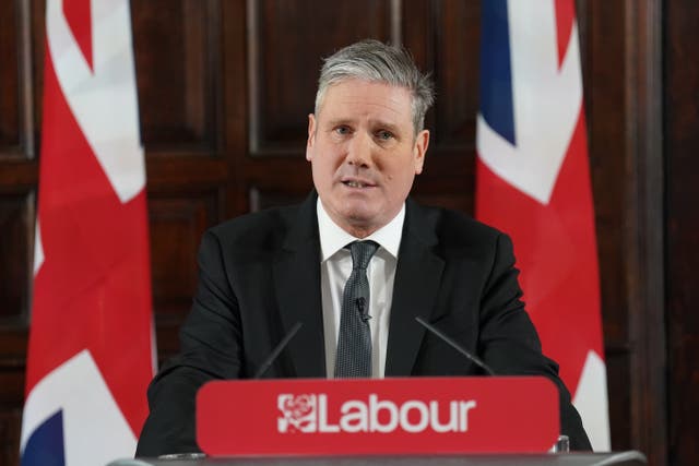 <p>Labour Party leader Sir Keir Starmer is setting out his plan to ‘fix’ Britain </p>