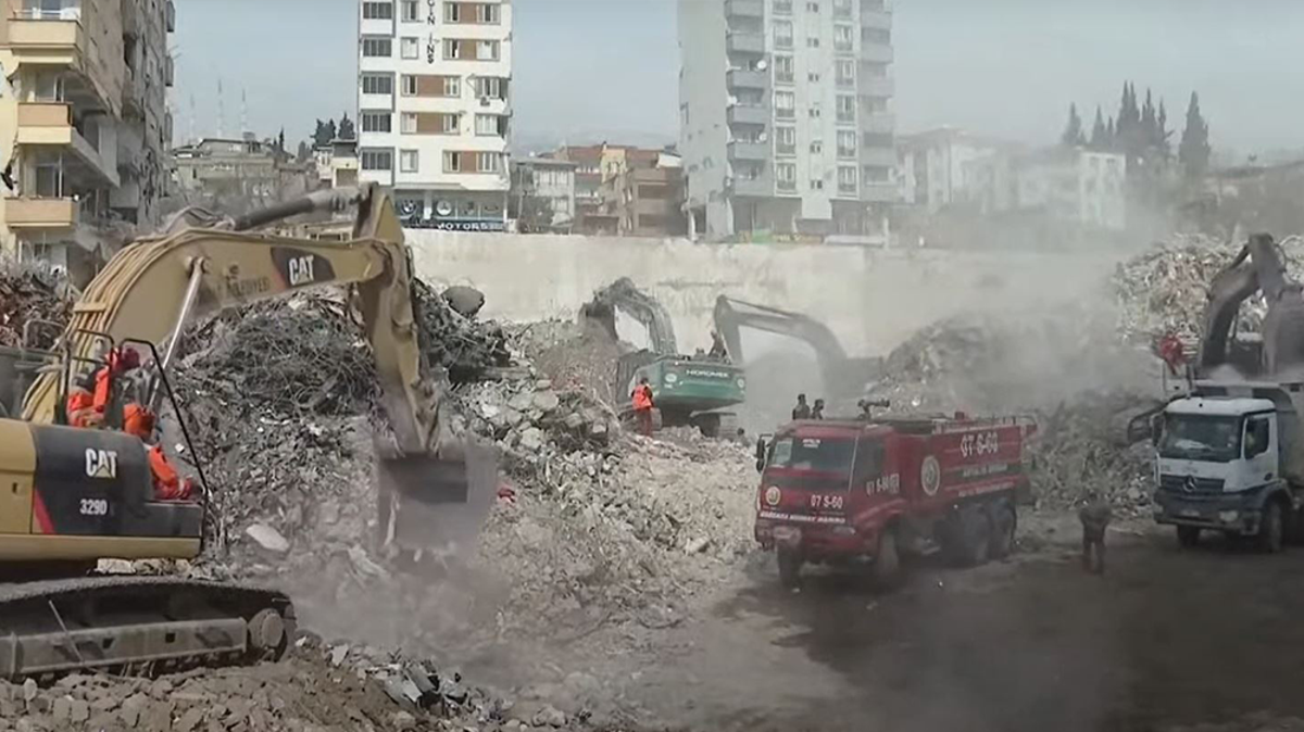 Watch live: Crews continue to trawl through Turkish earthquake rubble in search of survivors