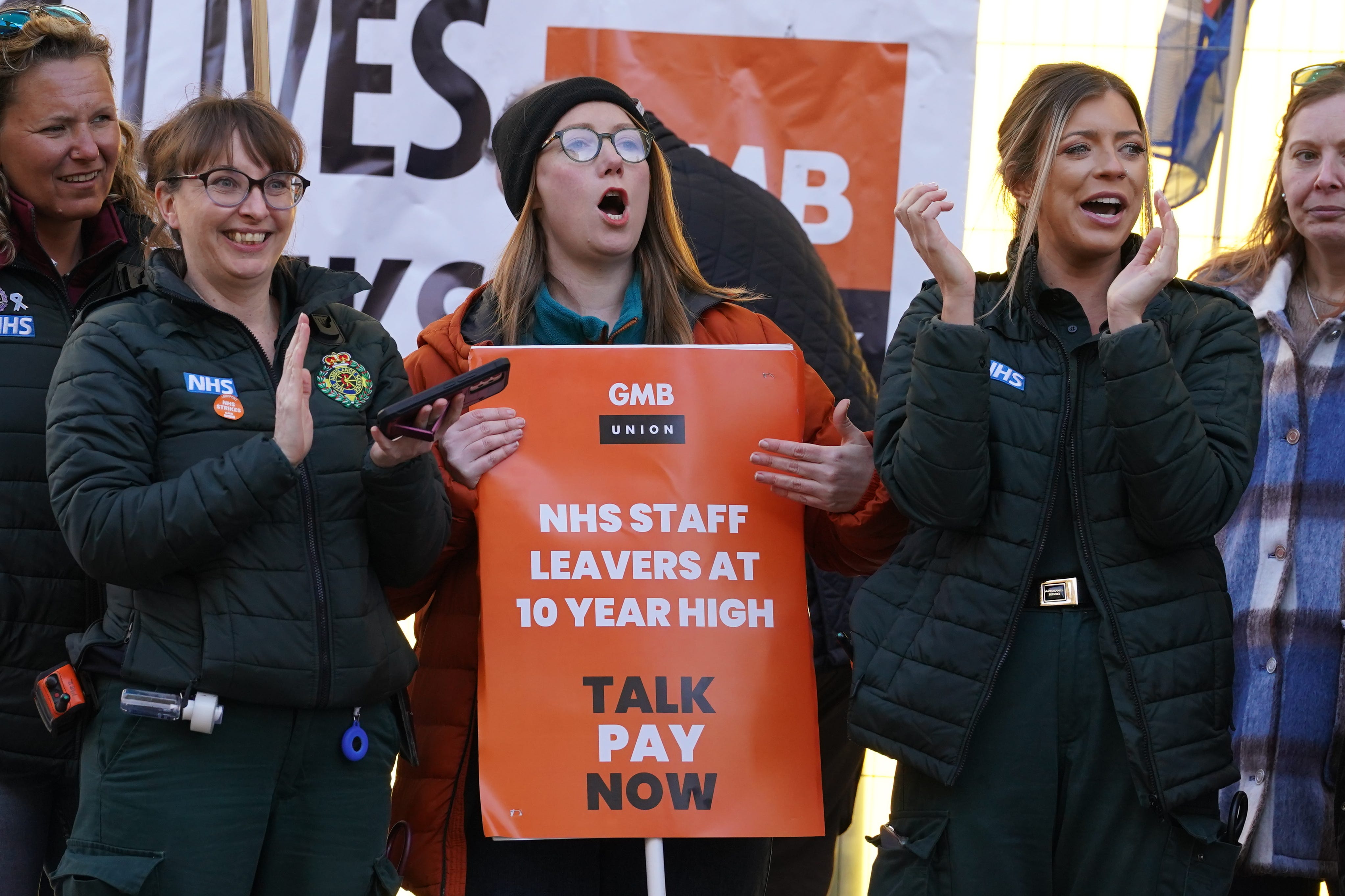 Commons Leader Penny Mordaunt said strike action ‘exacerbates financial problems’ for those taking part (PA)