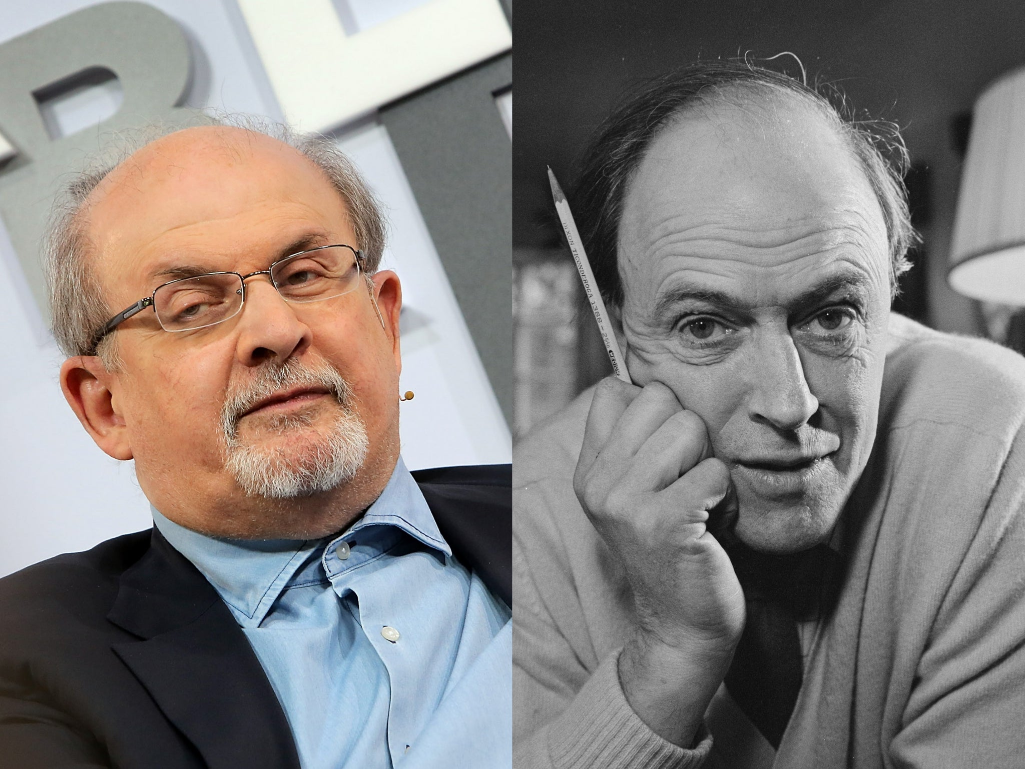 Salman Rushdie and Roald Dahl