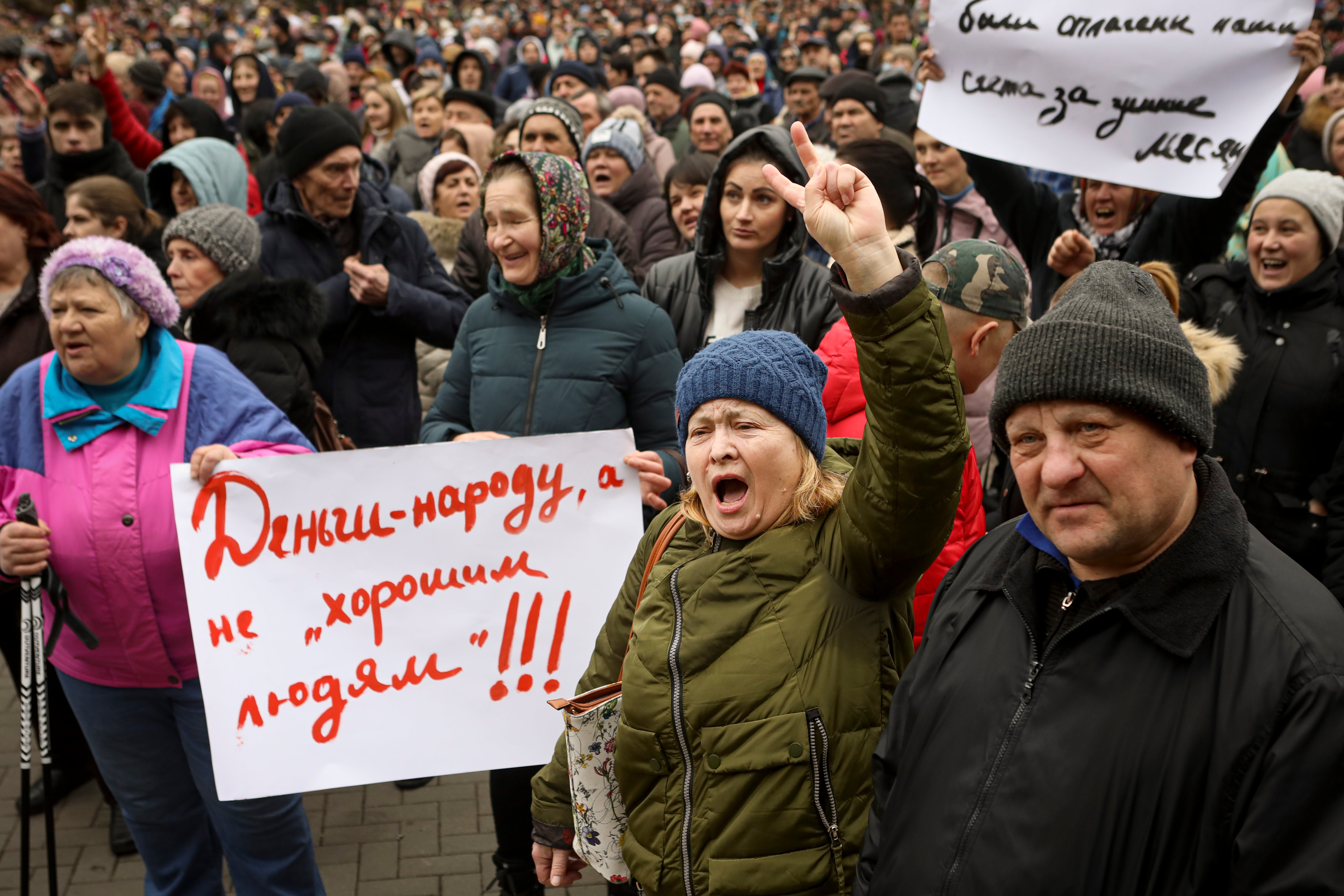 Moldova Protest