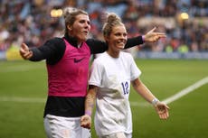 Rachel Daly happy to ‘play anywhere’ for England as headed brace sinks Italy