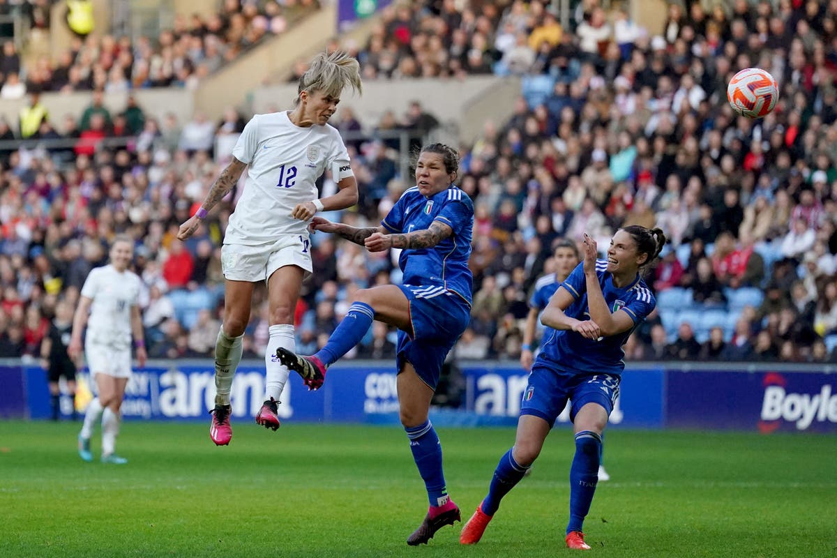 Rachel Daly happy to &lsquo;play anywhere&rsquo; for England as headed brace sinks Italy
